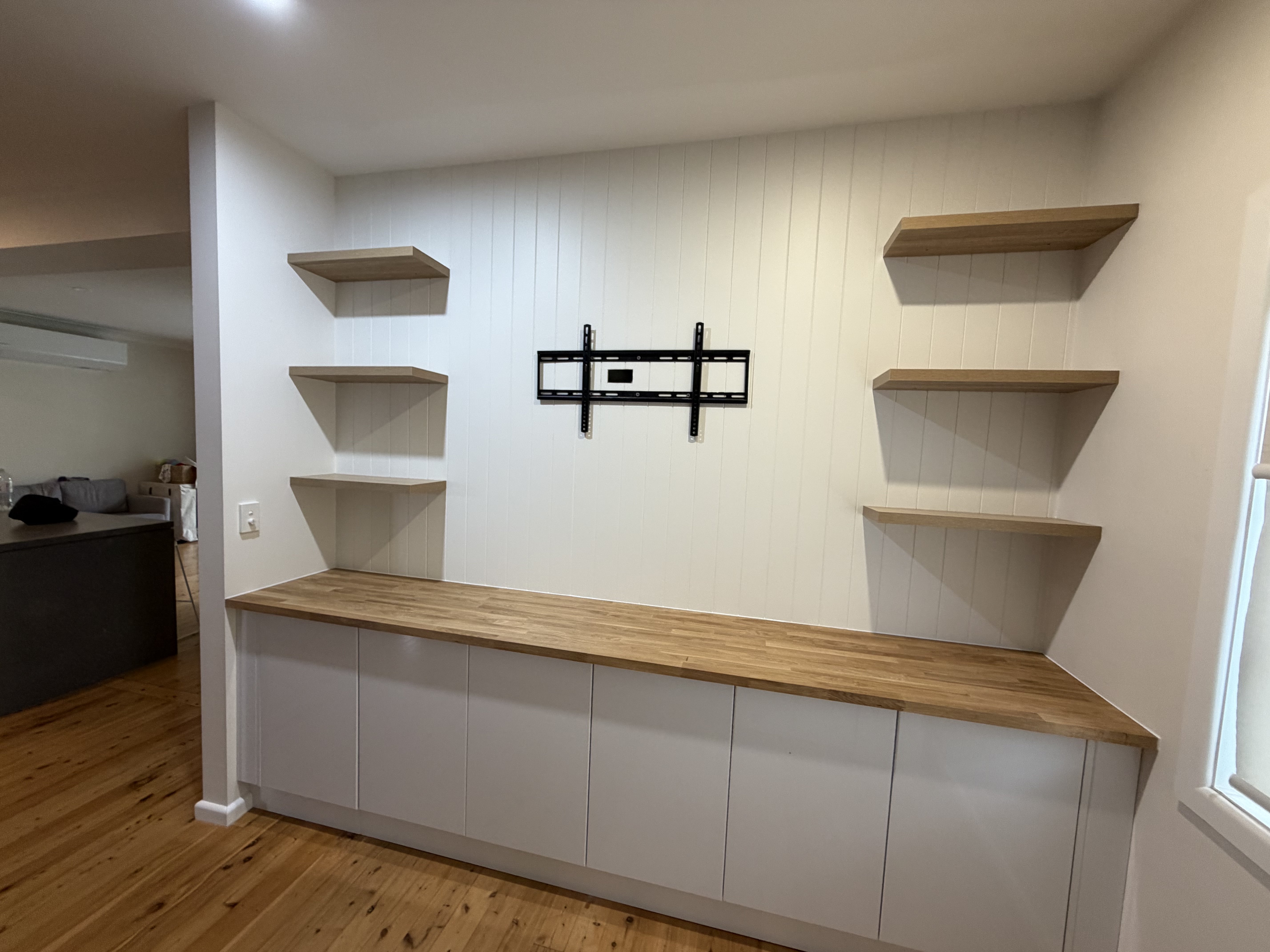 Feature wall joinery